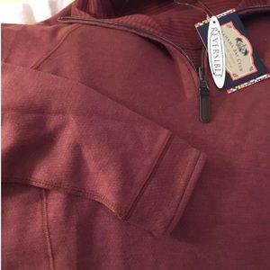 NWT Bahama Bay club men’s small pullover burgundy